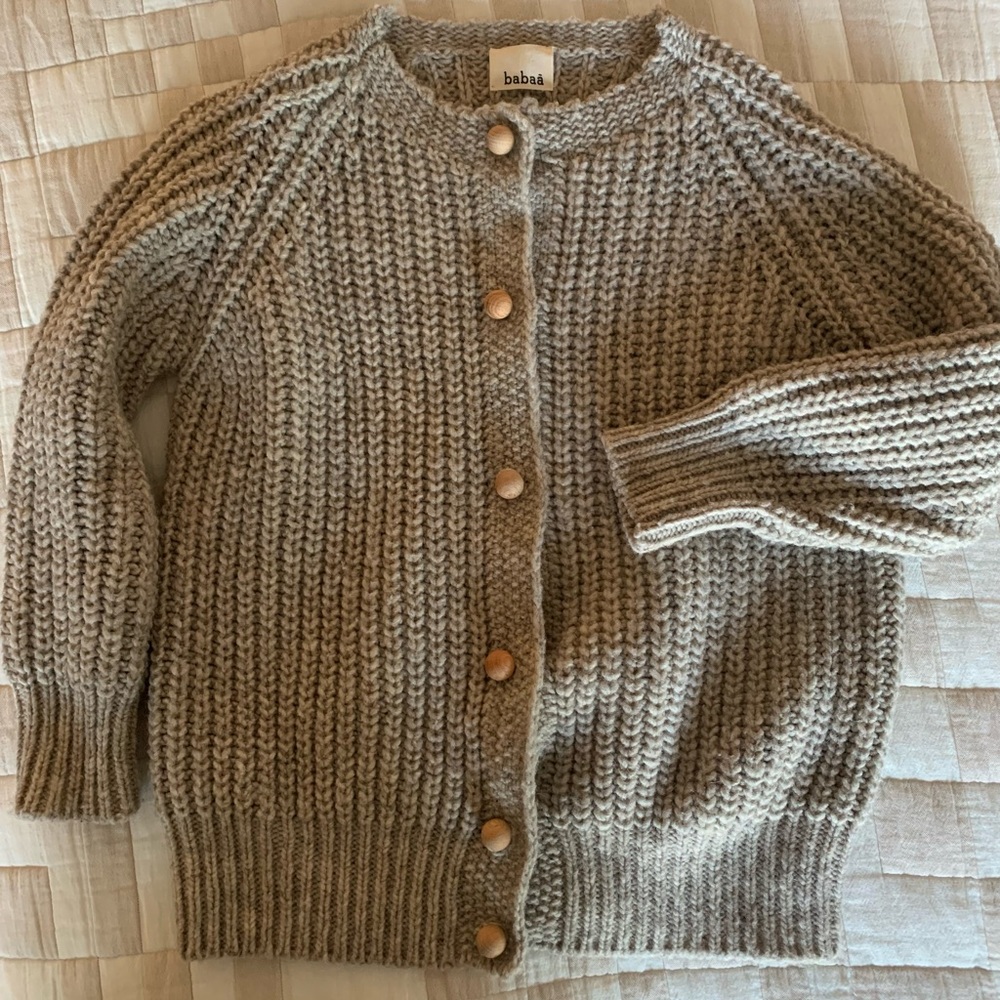 Babaa No.5 cardigan mist
